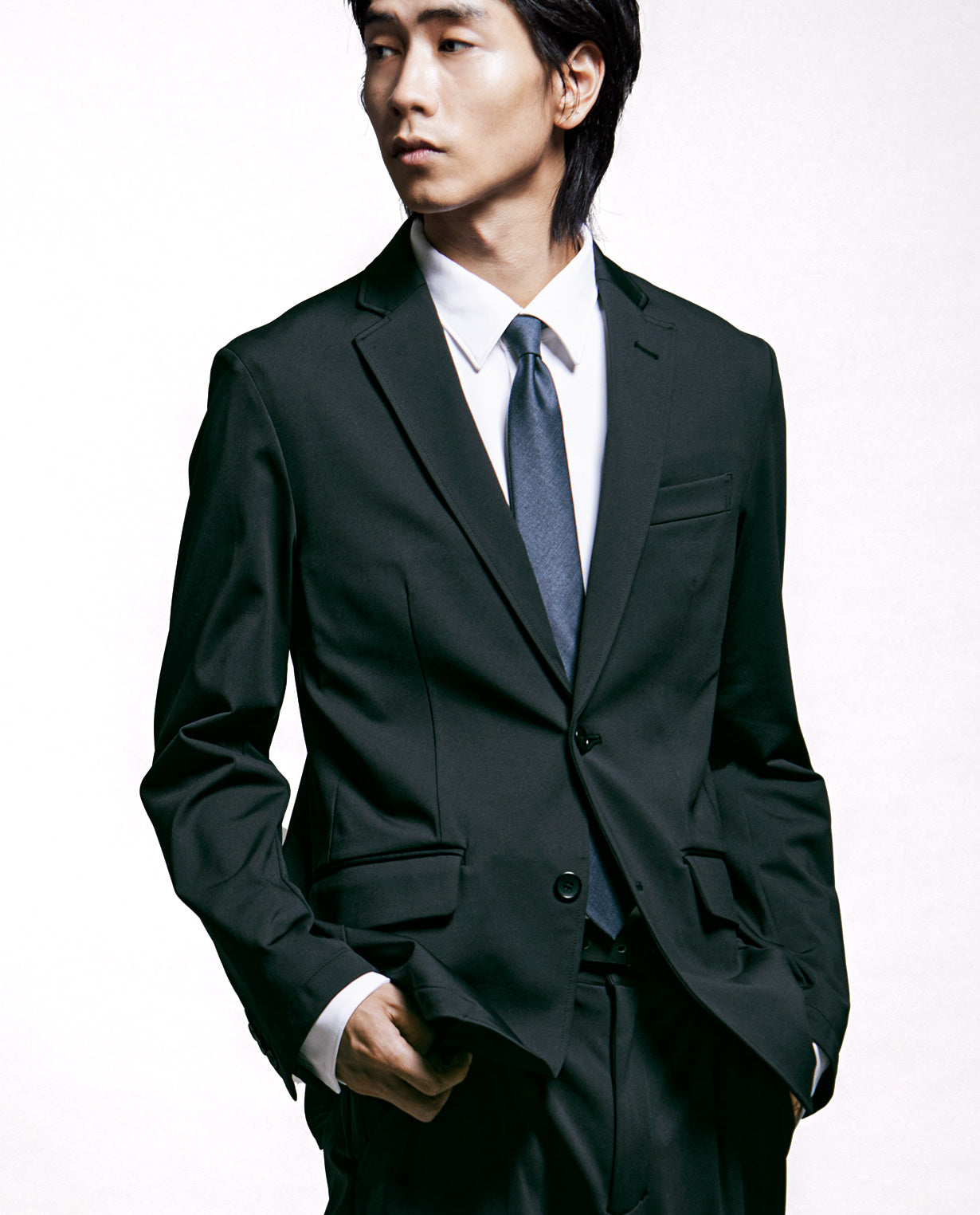 Carbon Navy ■ 002_N 24HR-WEARABLE Tailored Jacket