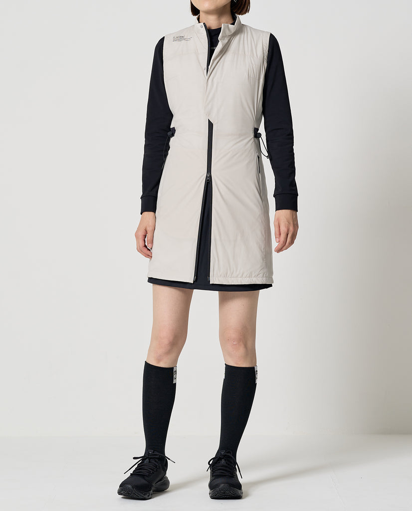 någontans ノースリーブワンピースS グレー