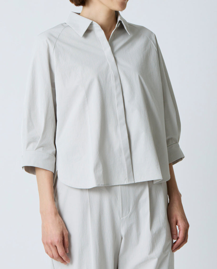 BLUNT ヴィンテージ半袖ボタンアップシャツ グレー USA製 BLUNT ヴィンテージ半袖ボタンアップシャツ グレー USA製