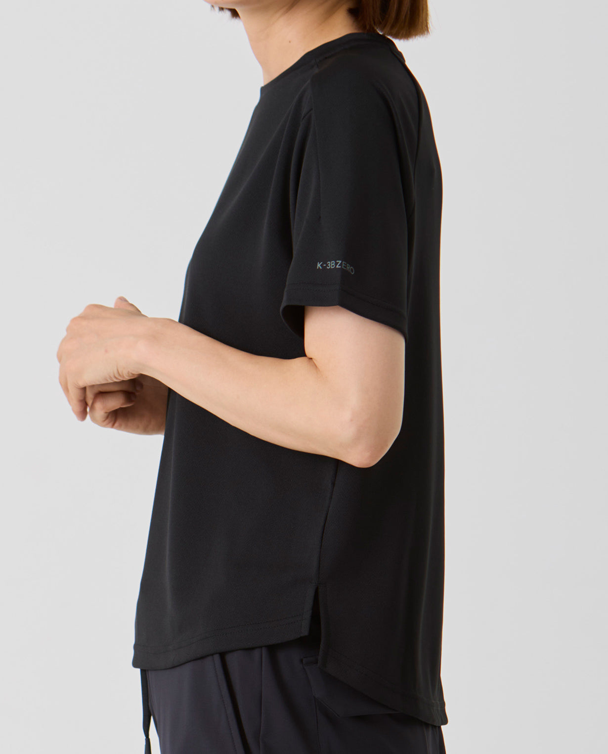 0_0324_GG サンカットメッシュTシャツ(ブラック)