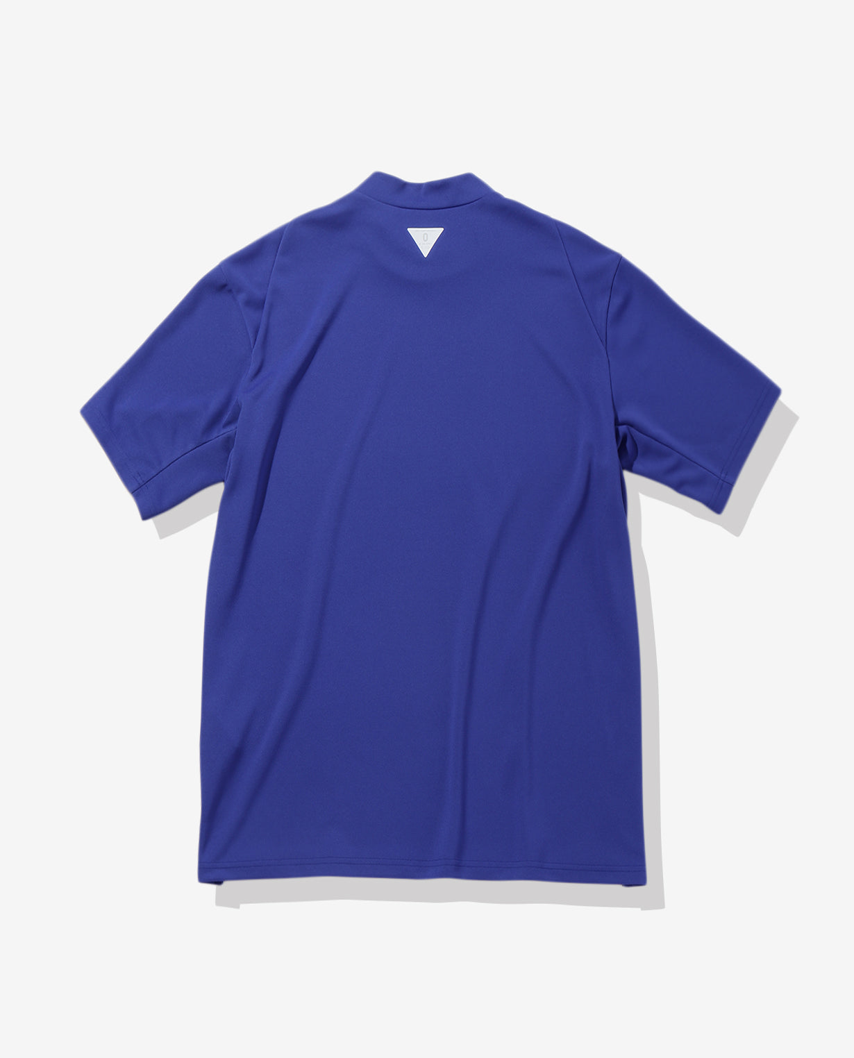 Cobalt Blue ■ 0_302_G Mesh Short Sleeve Mock Neck