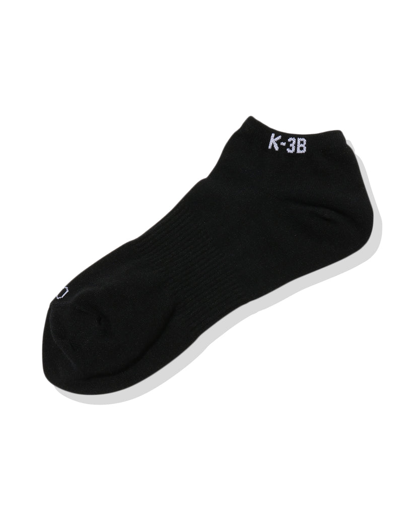 092_F マルチファンクション LOW CUT ソックス (ブラック) – K-3B