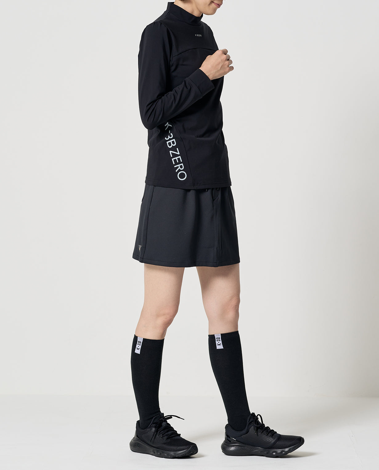 Black ■ 0_0611_I Ultimate Stretch Warm Mock Neck