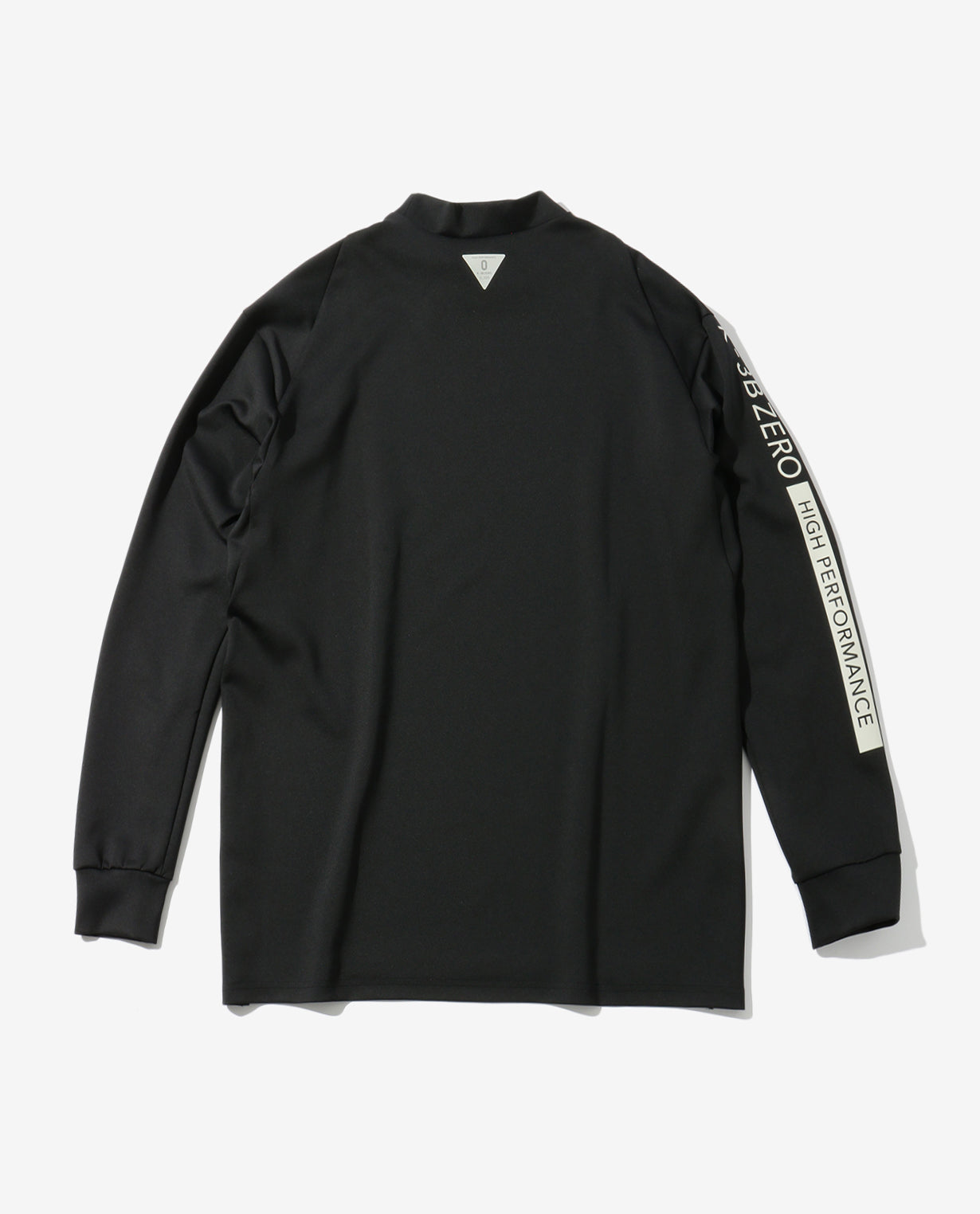 Black x Black ■0_305_DG "2D Cardboard Knit" Long Sleeve Mock Neck