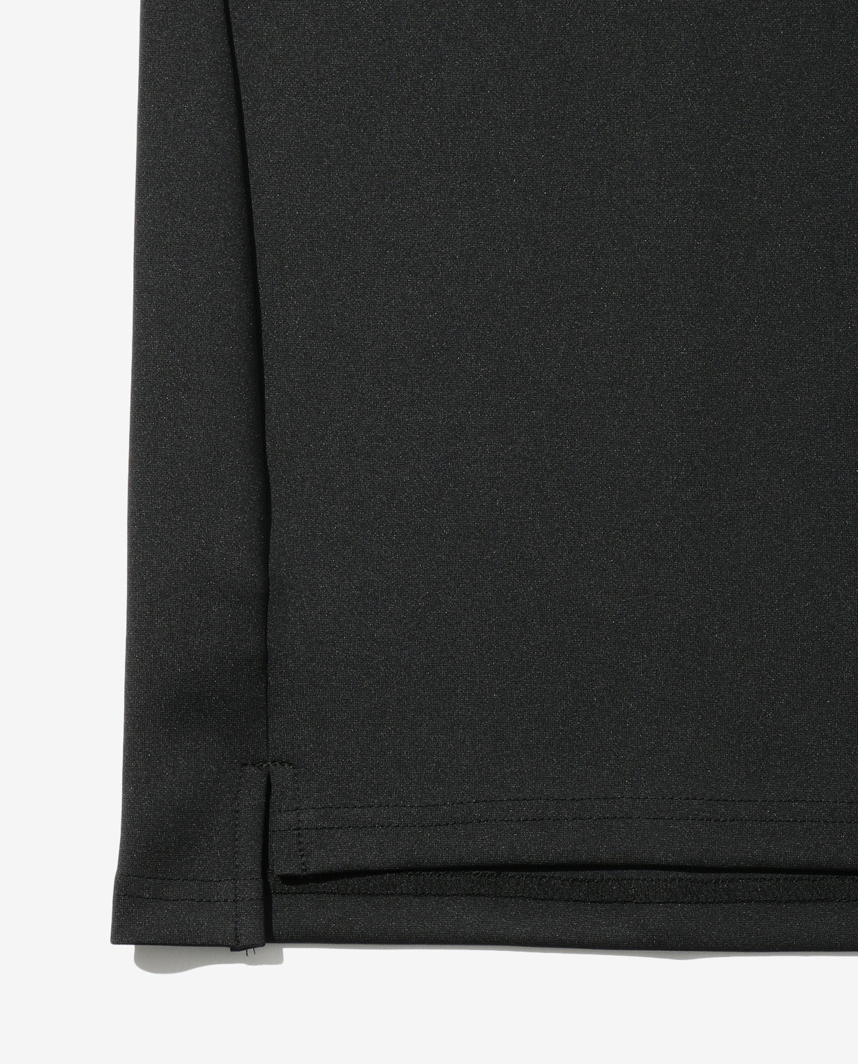 Black x Black ■0_305_DG "2D Cardboard Knit" Long Sleeve Mock Neck