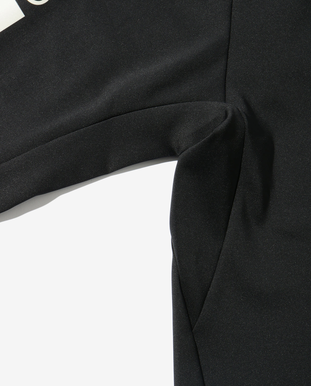 Black x Black ■0_305_DG "2D Cardboard Knit" Long Sleeve Mock Neck
