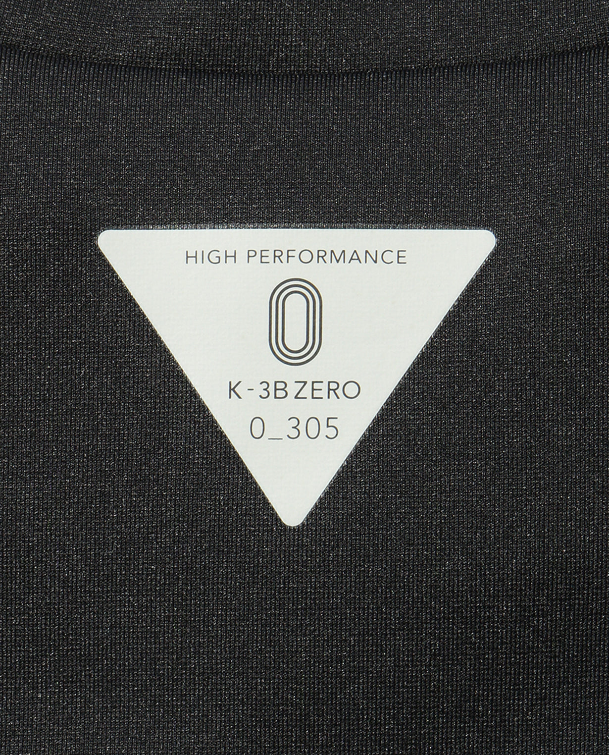 Black x Black ■0_305_DG "2D Cardboard Knit" Long Sleeve Mock Neck