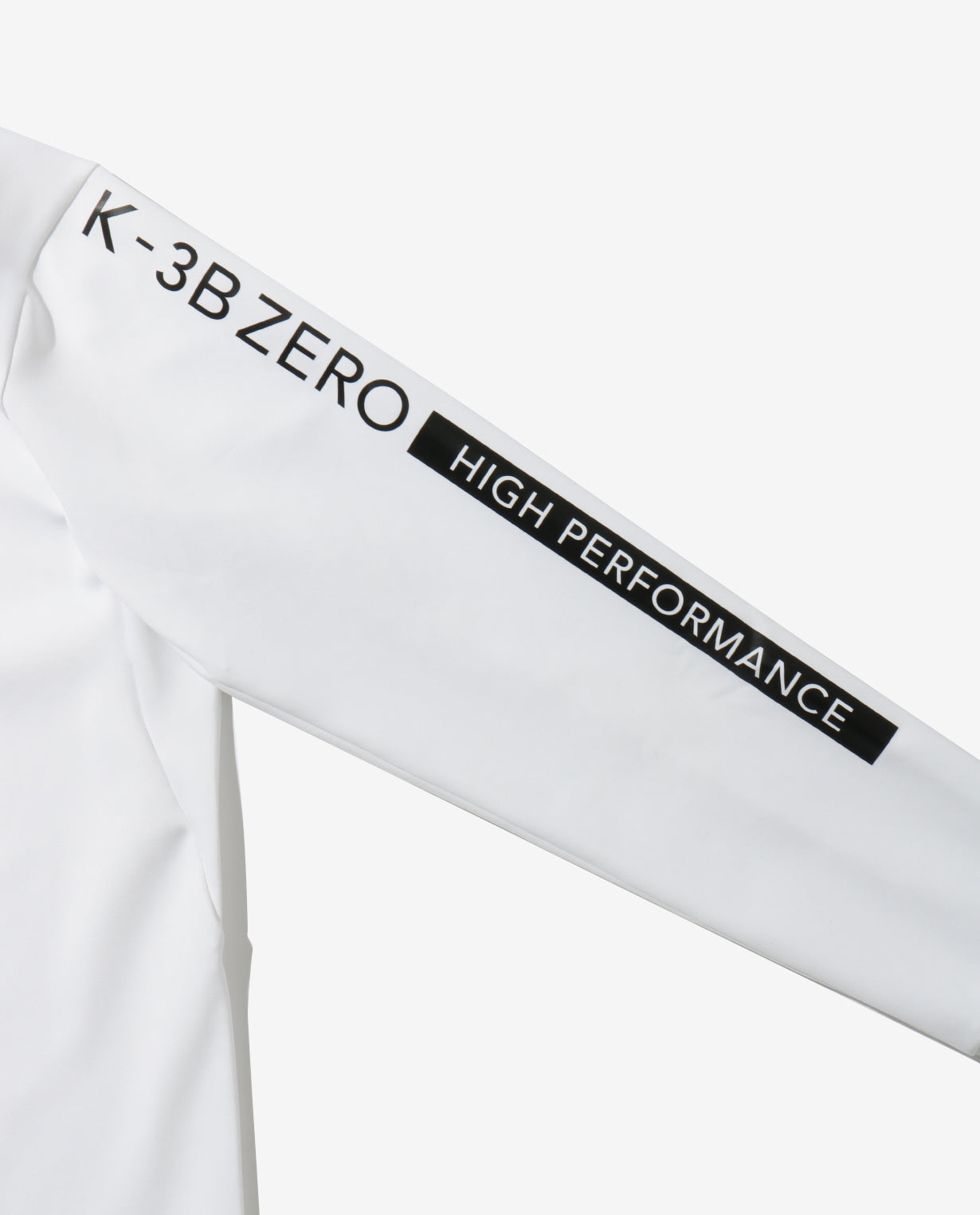 White x White ■ 0_305_DG "2D Cardboard Knit" Long Sleeve Mock Neck