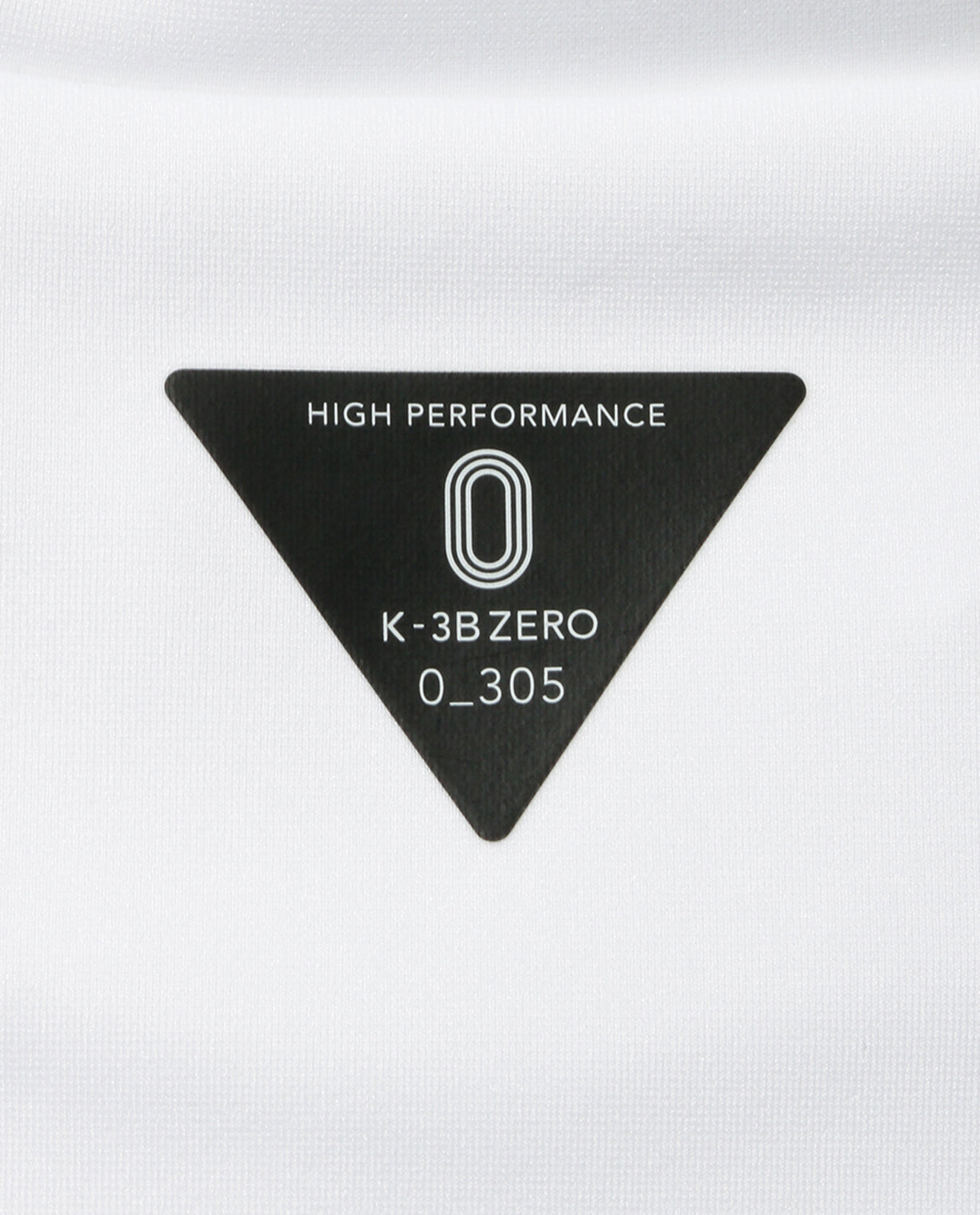 White x White ■ 0_305_DG "2D Cardboard Knit" Long Sleeve Mock Neck