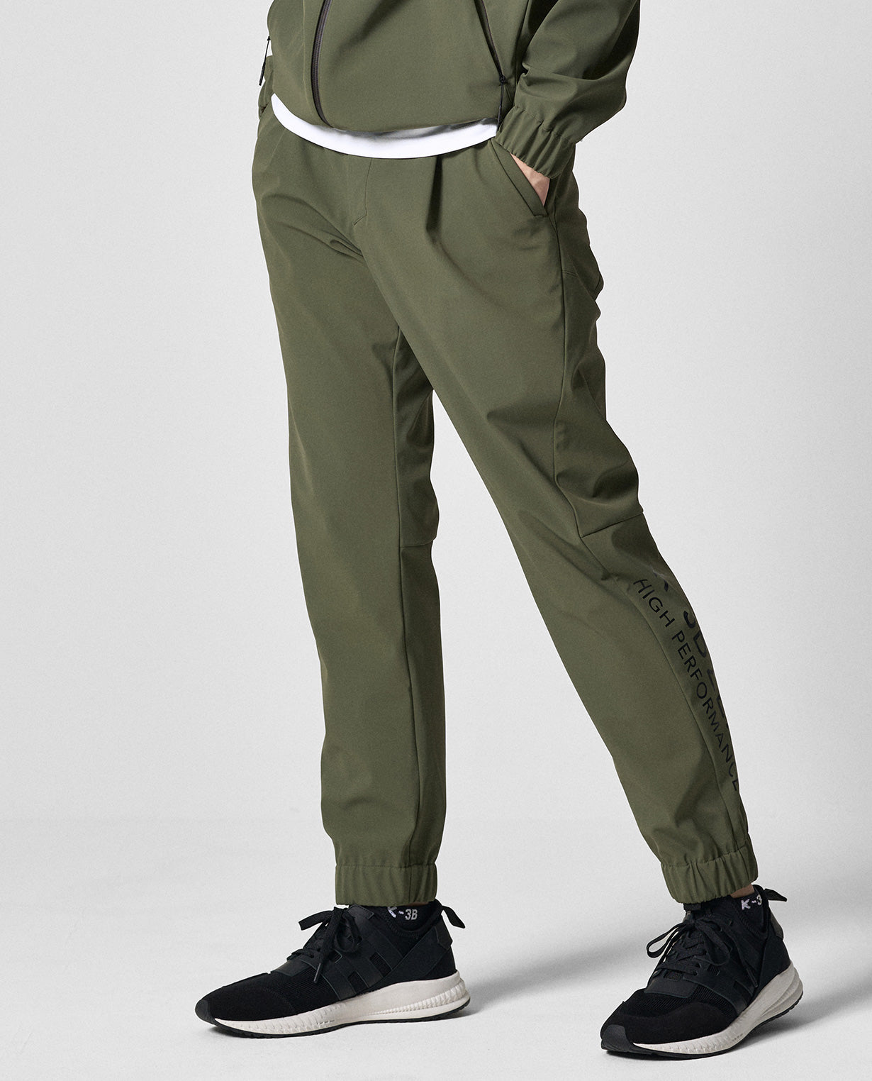 Khaki ■ 0_158_RB Active Stretch Bonding Setup Pants