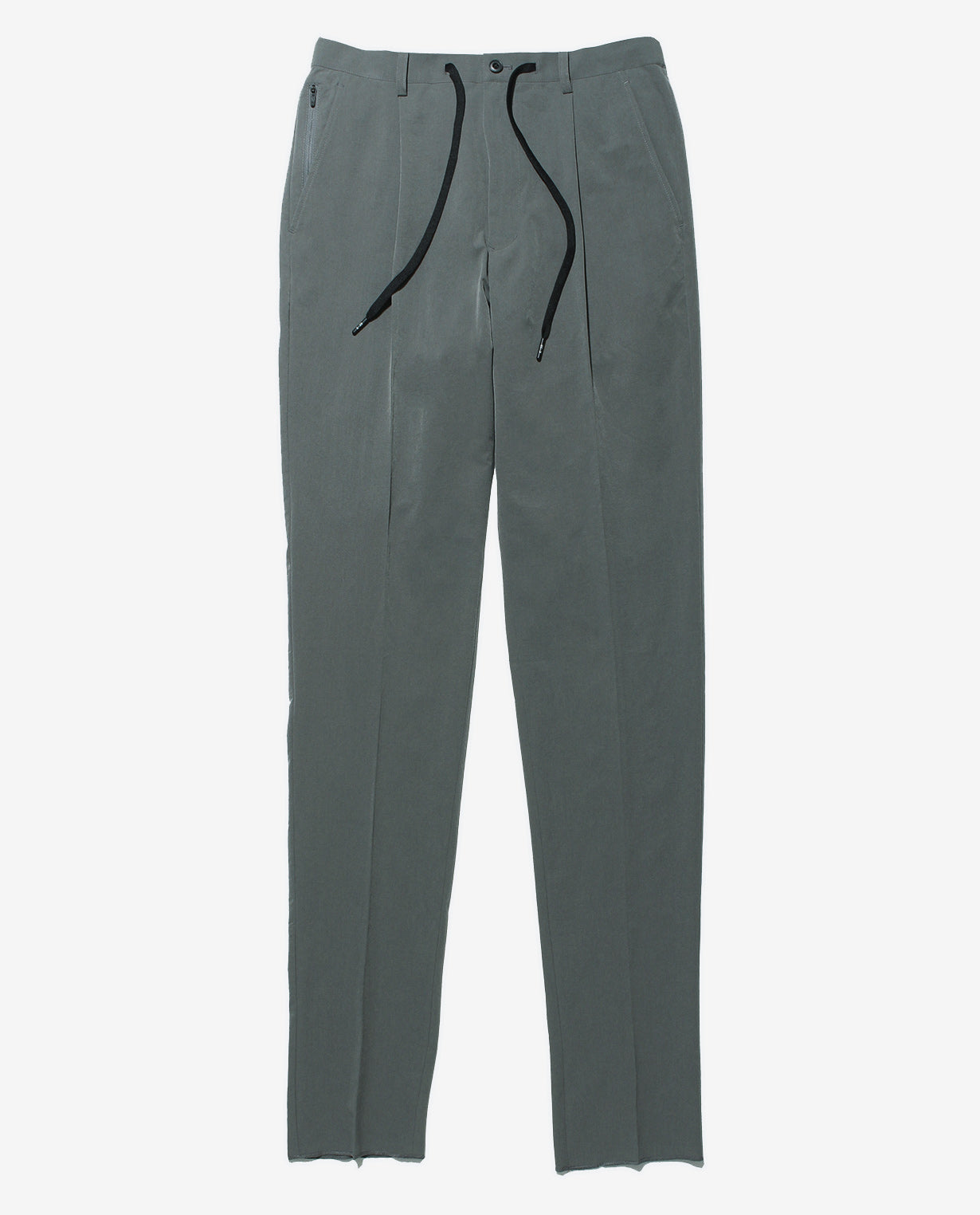 Steel Gray ■ 177_L Vintage Stretch One-Tuck Tapered Pants