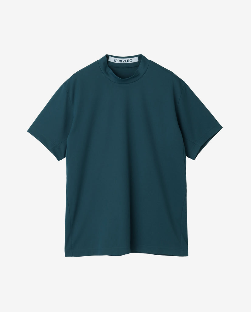 0_365_KK 和紙糸モックネックTシャツ (ティール) – K-3B OFFICIAL SITE