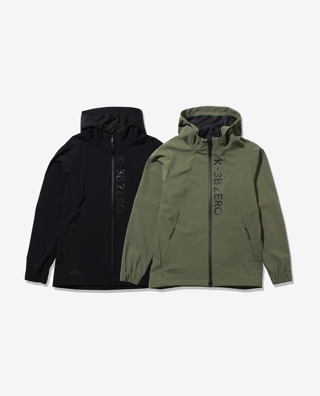 Black ■ 0_673_RB Active Stretch Bonded Setup Full Zip Parka