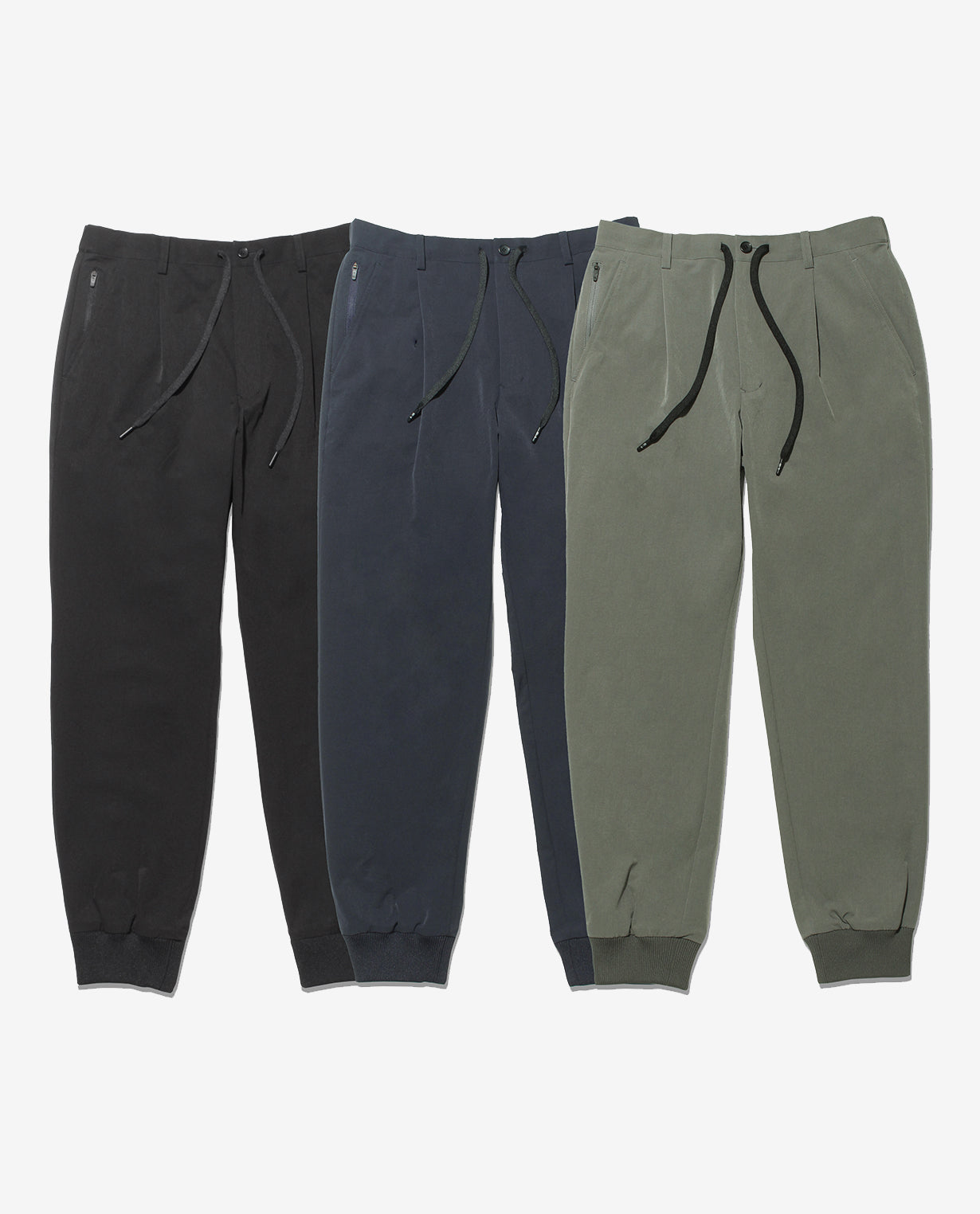 Black ■ 105_L Vintage Stretch Jogger Pants