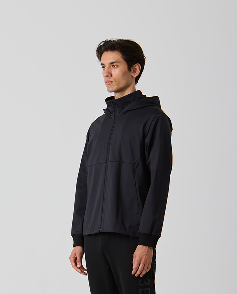 443_N 24HR-WEARABLE カッティングパーカー (ブラック) – K-3B