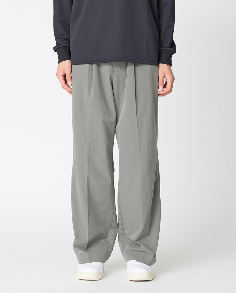 143_L ヴィンテージストレッチワイドパンツ (スチールグレー) – K-3B