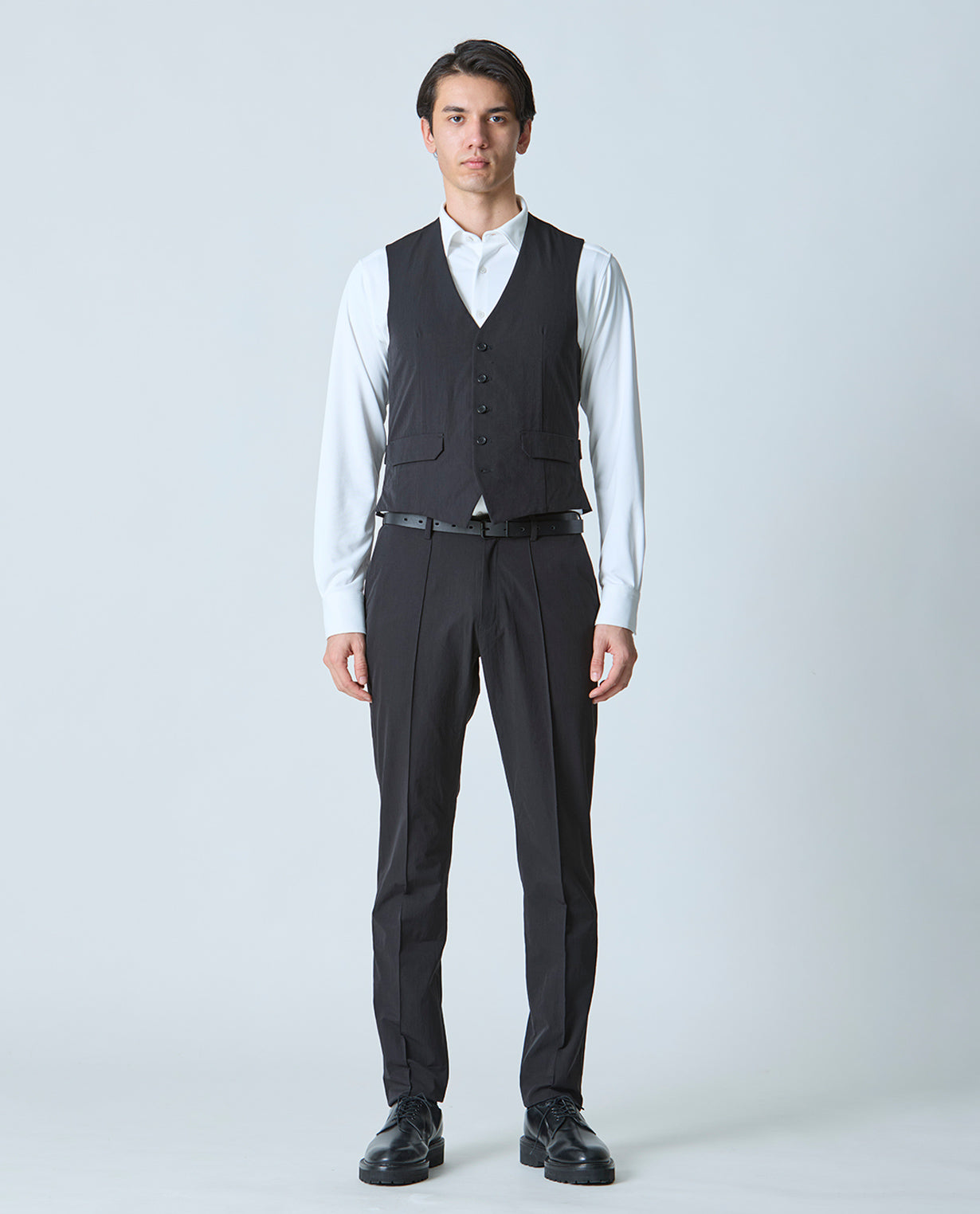 Black ■ 667_L Vintage Stretch 3-Dimension Quilted Gilet
