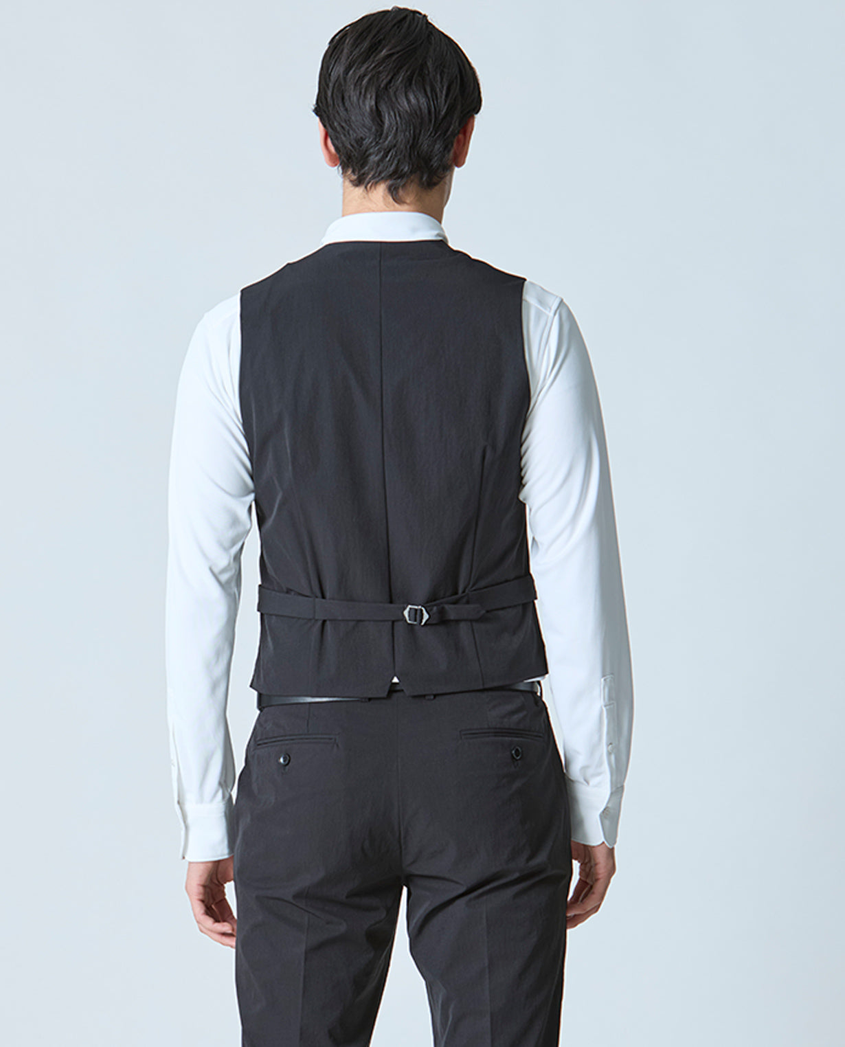 Black ■ 667_L Vintage Stretch 3-Dimension Quilted Gilet