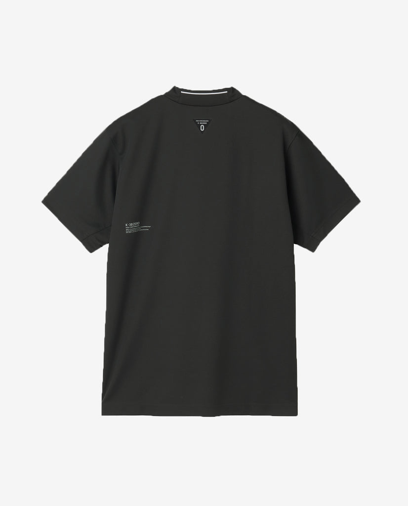 0_365_KK 和紙糸モックネックTシャツ (チャコール) – K-3B OFFICIAL SITE