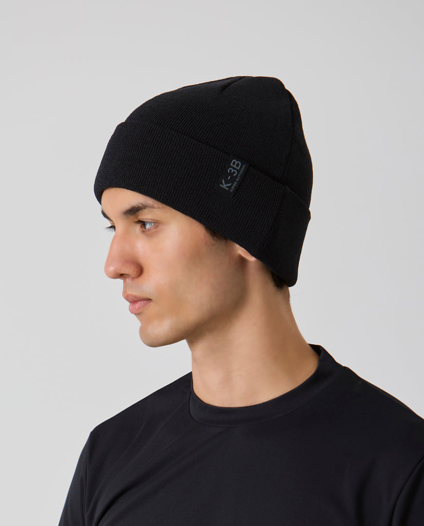 911_K 和紙糸ニットキャップ (ブラック) – K-3B OFFICIAL SITE