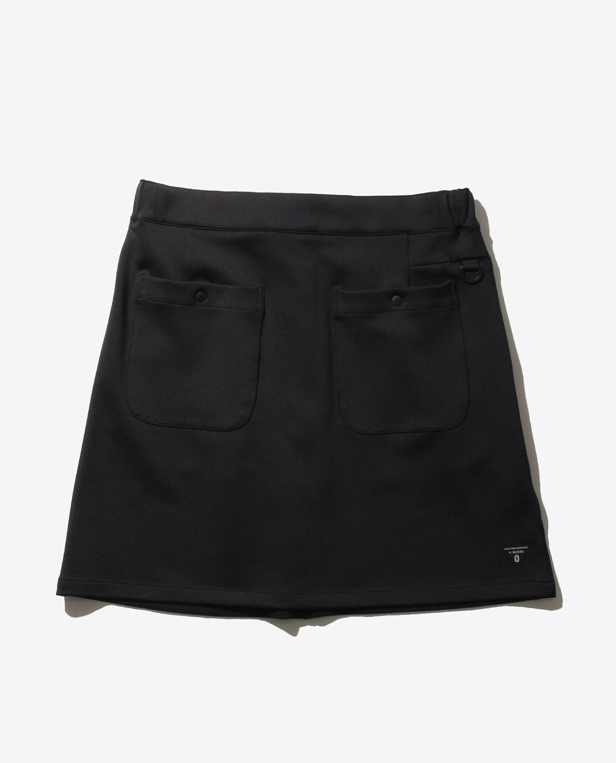 Black ■ 0_1003_D Cardboard knit skirt
