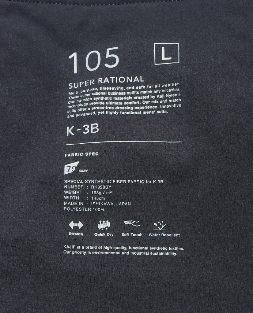 105_Lヴィンテージストレッチジョガーパンツ (カーボンネイビー) – K