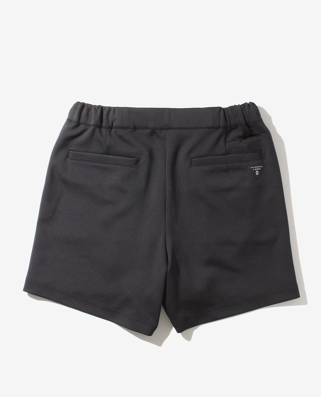 Black ■ 0_1004_D Cardboard knit shorts