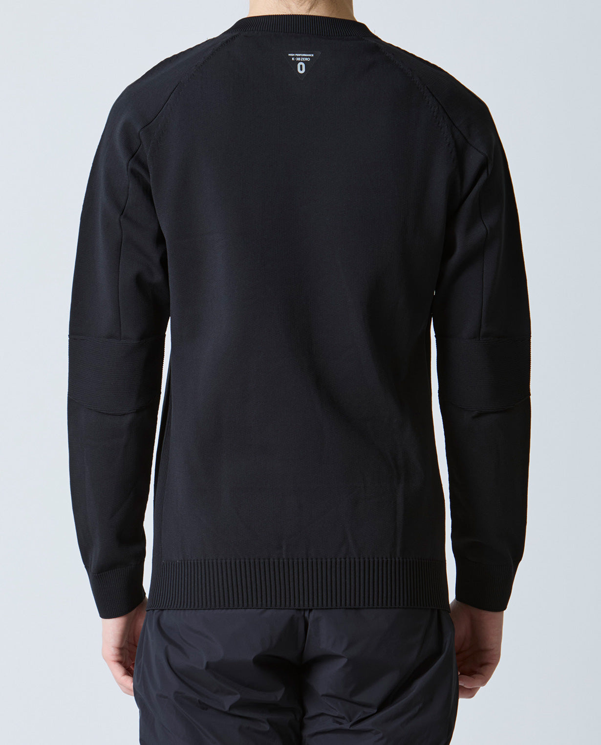 Black ■ 0_440_QY Washable lightweight crew neck sweater