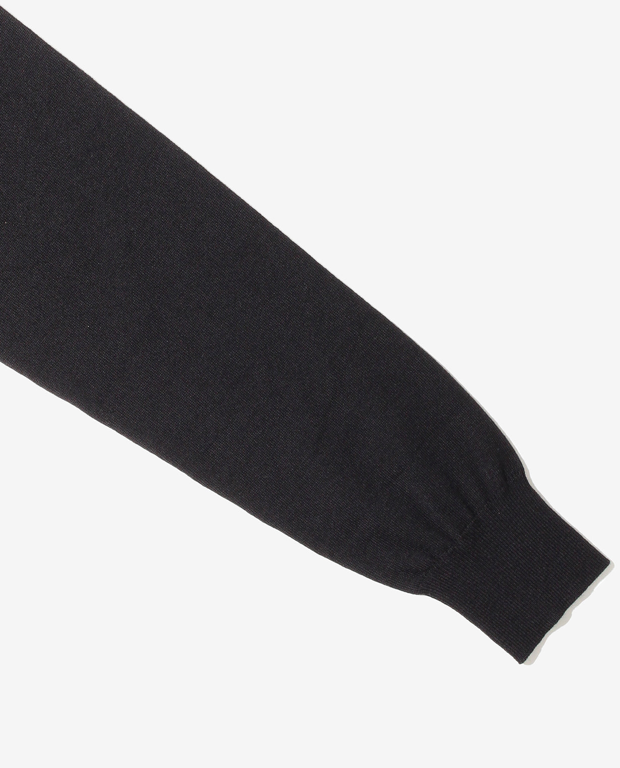 447_QX ANNUAL×K-3Bダブルネーム クルーネックセーター (ブラック)