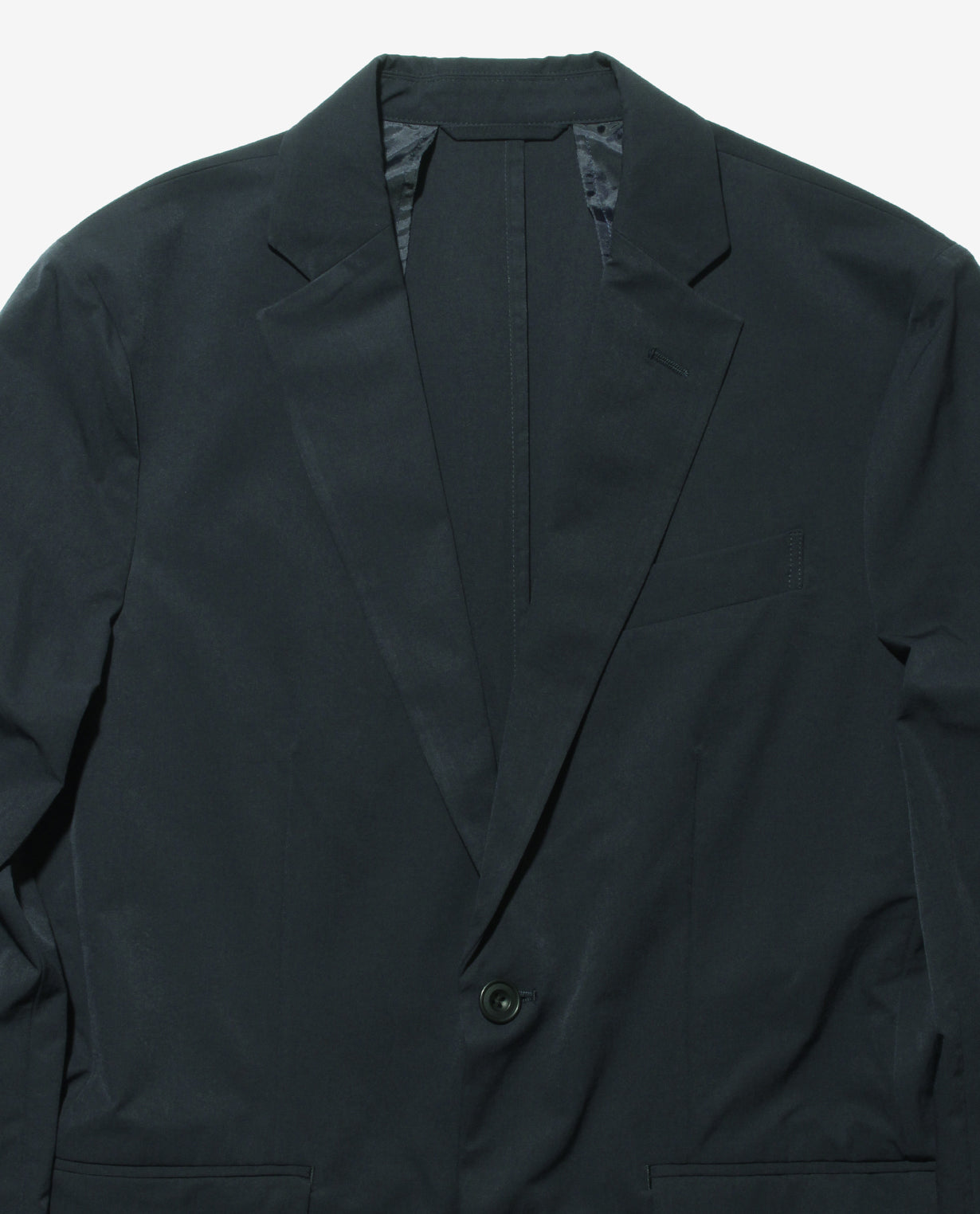 Carbon Navy ■ 002_L Vintage Stretch Tailored Single Jacket