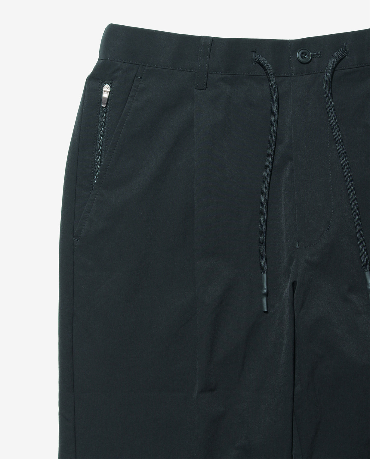 Carbon Navy ■ 177_L Vintage Stretch One-Tuck Tapered Pants