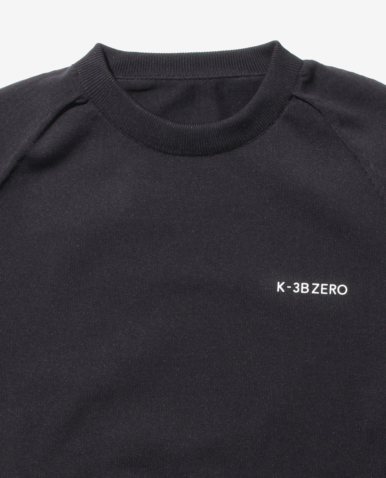 Black ■ 0_440_QY Washable lightweight crew neck sweater