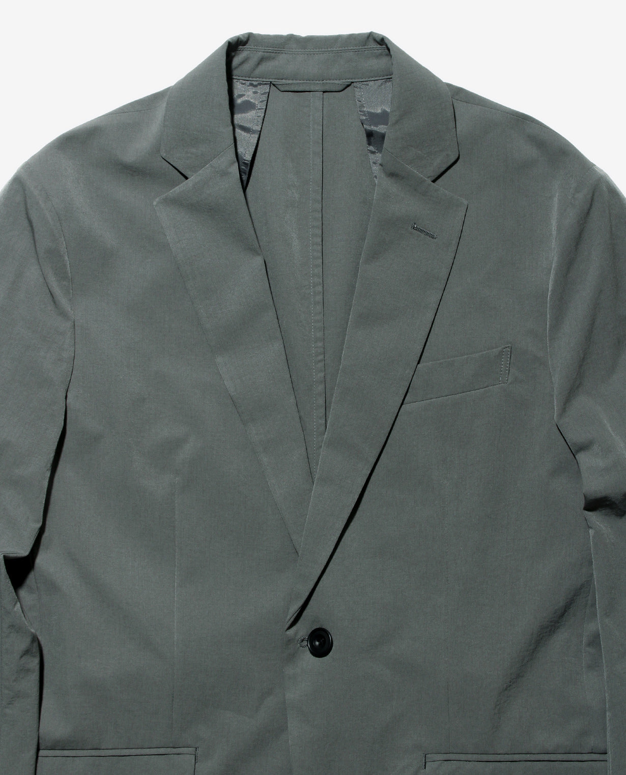 Steel Gray ■ 002_L Vintage Stretch Tailored Single Jacket