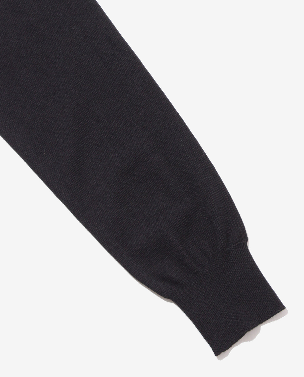 448_QX ANNUAL×K-3Bダブルネーム タートルネックセーター (ブラック)