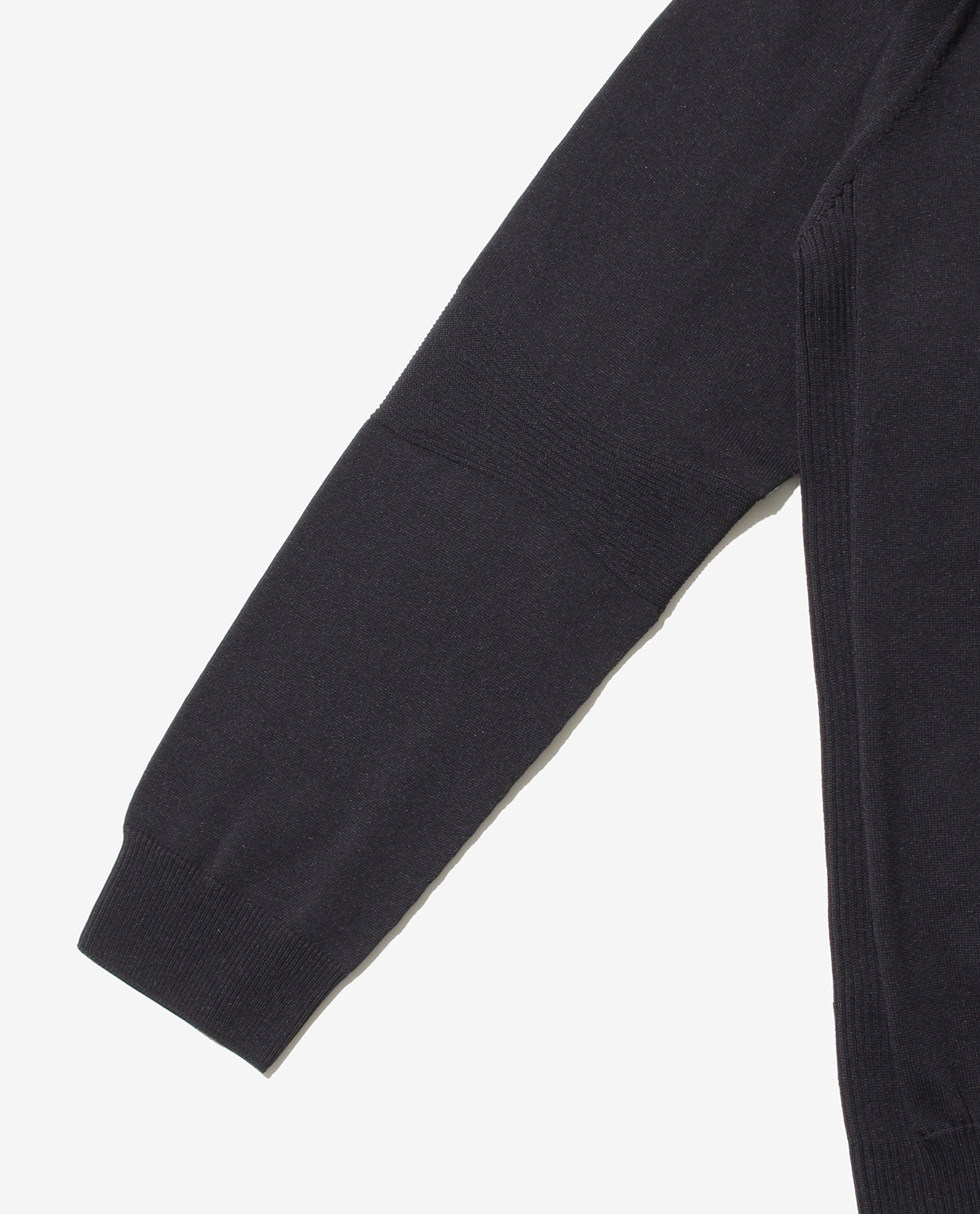 Black ■ 0_440_QY Washable lightweight crew neck sweater