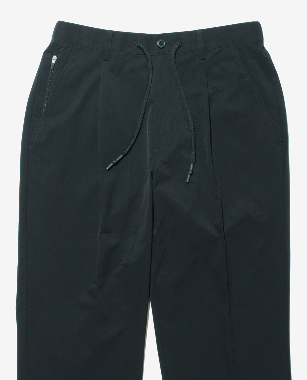 Carbon Navy ■ 177_L Vintage Stretch One-Tuck Tapered Pants