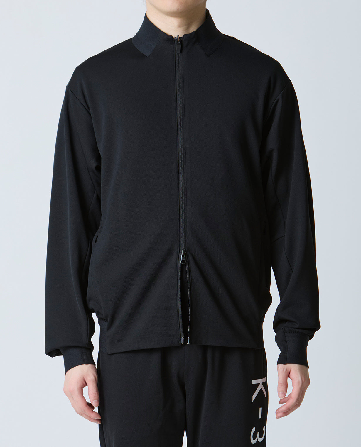 663_G_OS Recycled Yarn Mesh Blouson Online Store Limited Model