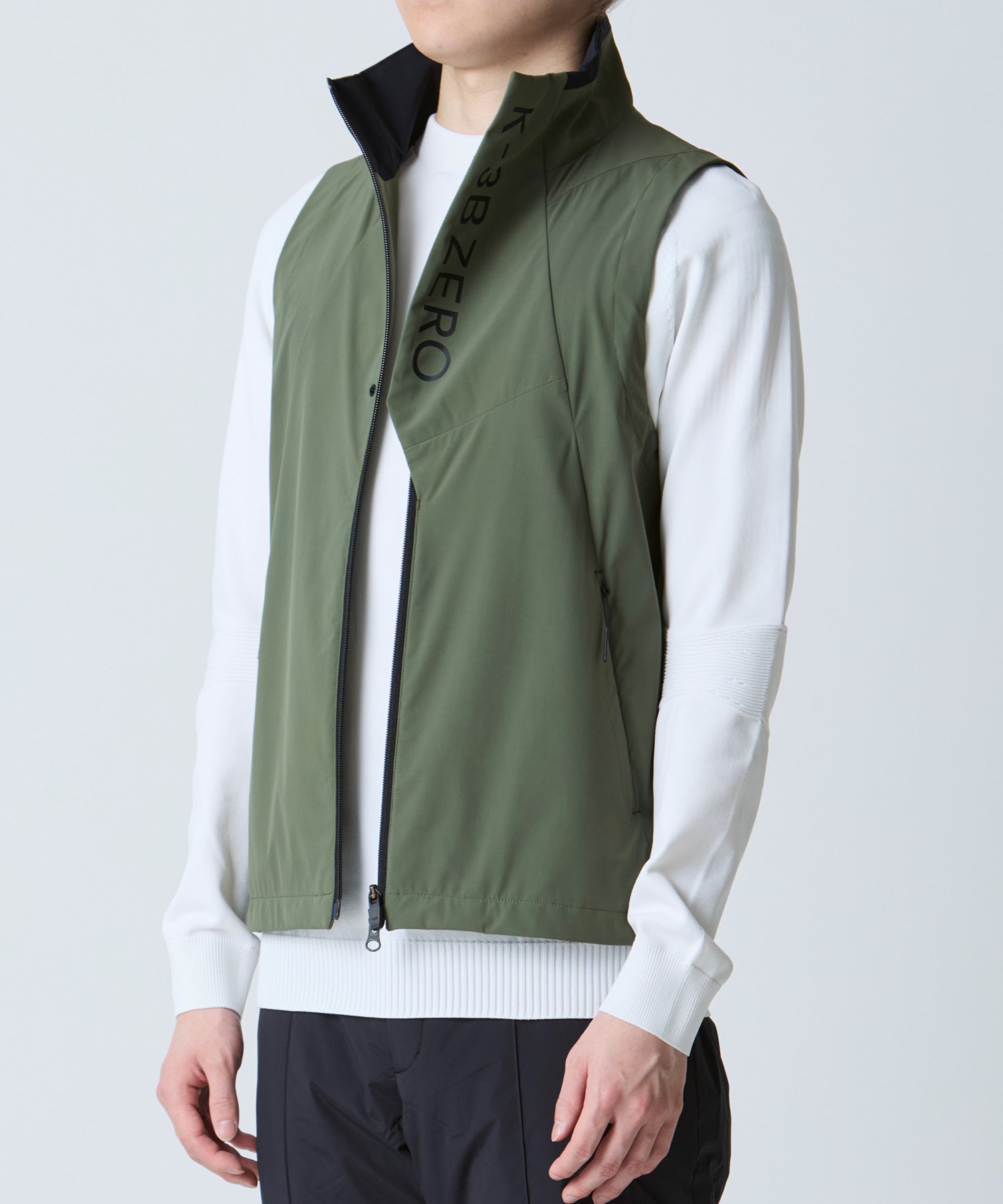 Khaki ■ 0_670_R Active Stretch 3D Cutting Lightweight Vest