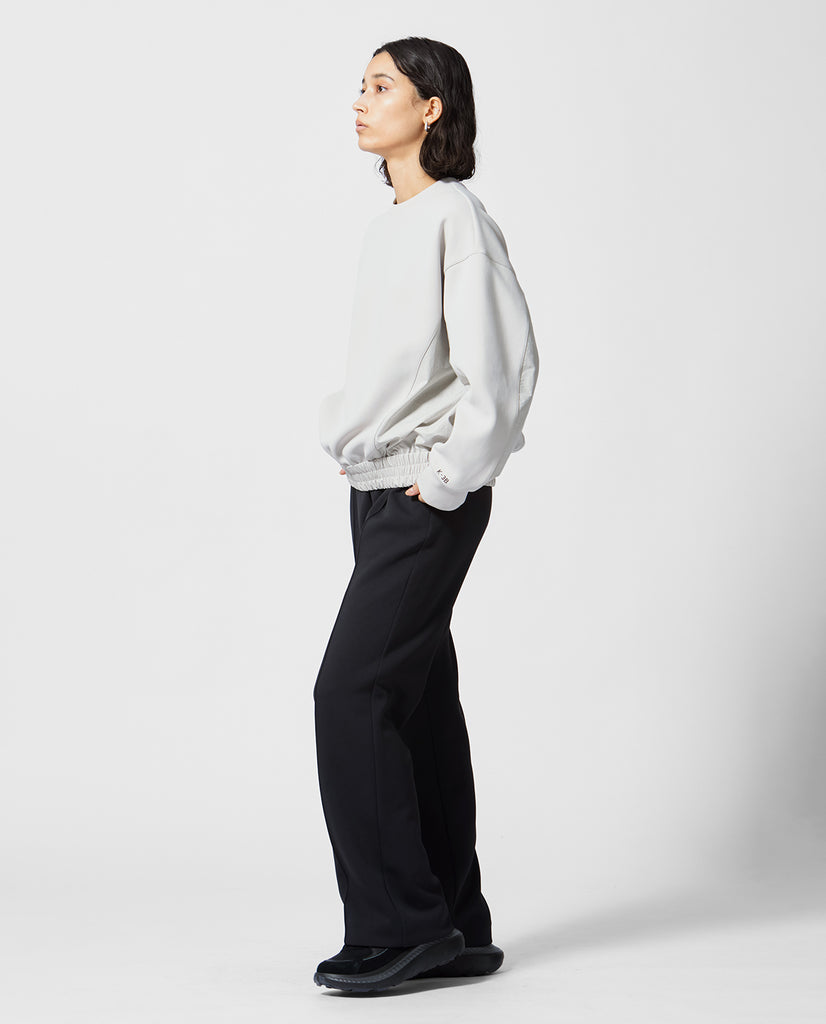 0603_D クルーネック コクーントップス (ストーングレー) – K-3B