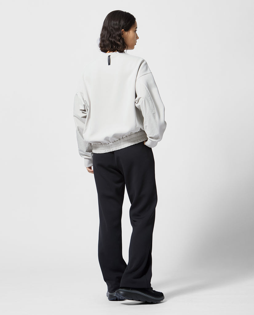 0603_D クルーネック コクーントップス (ストーングレー) – K-3B