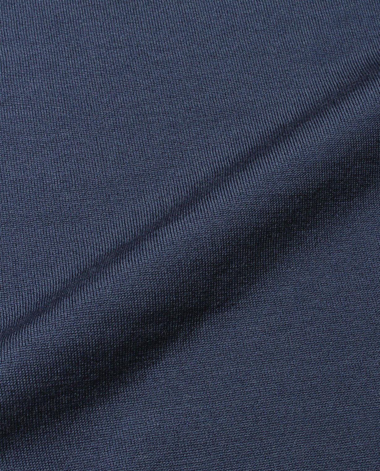 447_QX ANNUAL×K-3Bダブルネーム クルーネックセーター (ネイビー)