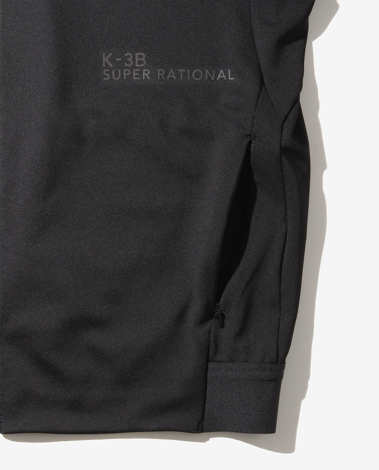 663_G Recycled yarn mesh blouson