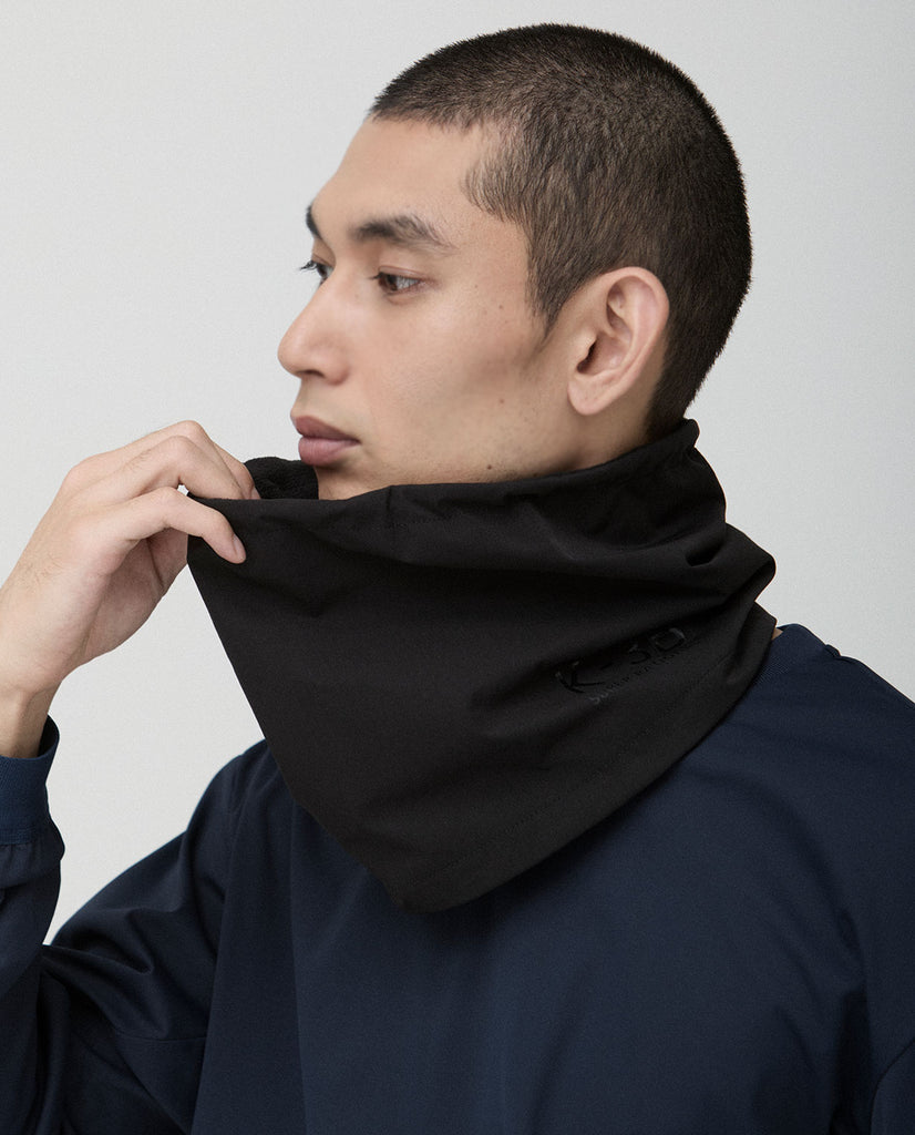 912_L ヴィンテージストレッチネックウォーマー (ブラック) – K-3B