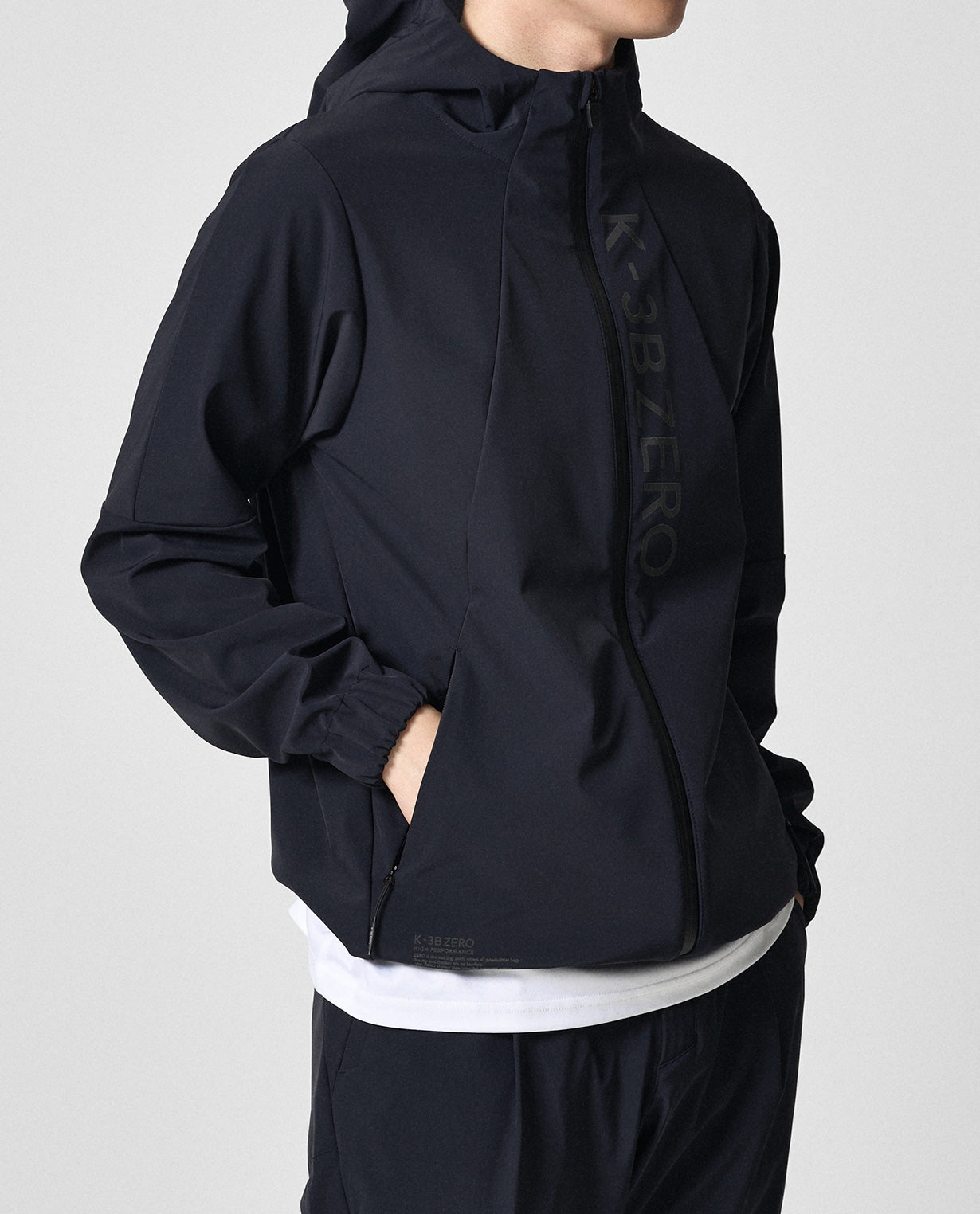 Black ■ 0_673_RB Active Stretch Bonded Setup Full Zip Parka
