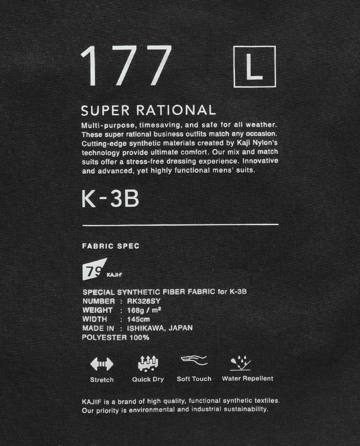 Black ■ 177_L Vintage Stretch One-Tuck Tapered Pants