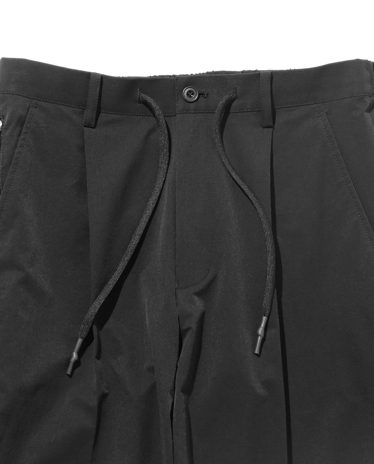Black ■ 177_L Vintage Stretch One-Tuck Tapered Pants