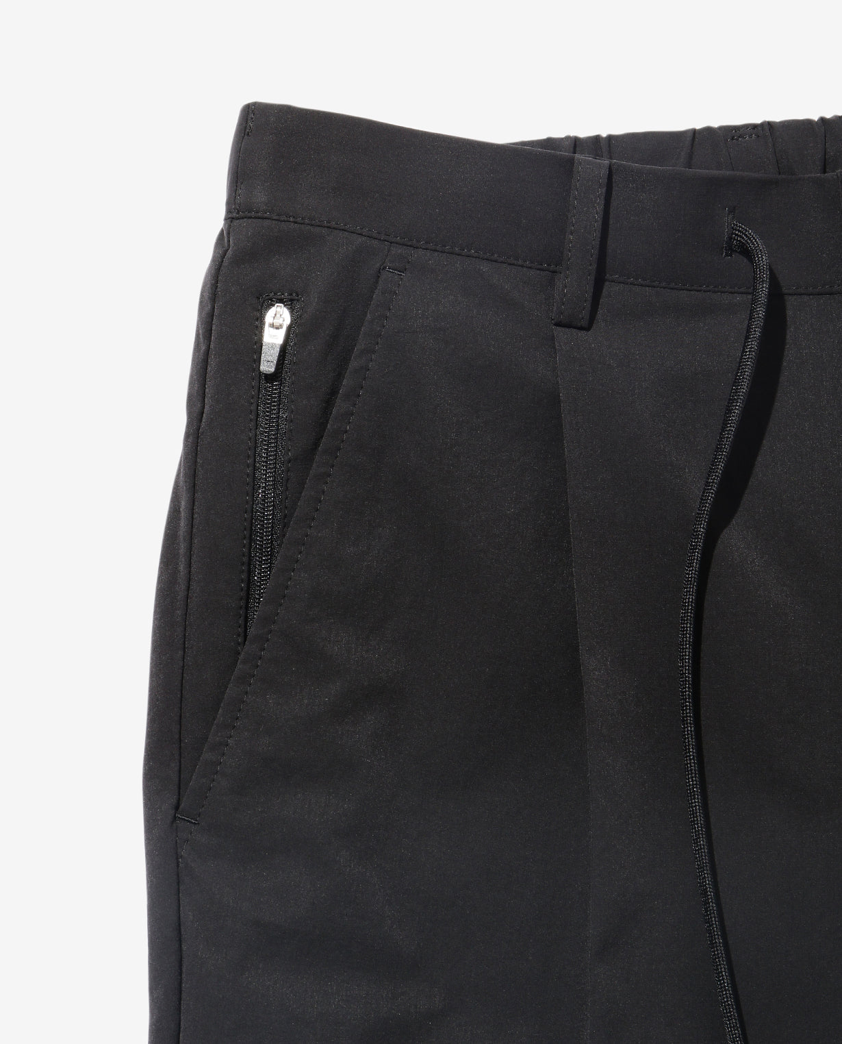 Black ■ 177_L Vintage Stretch One-Tuck Tapered Pants