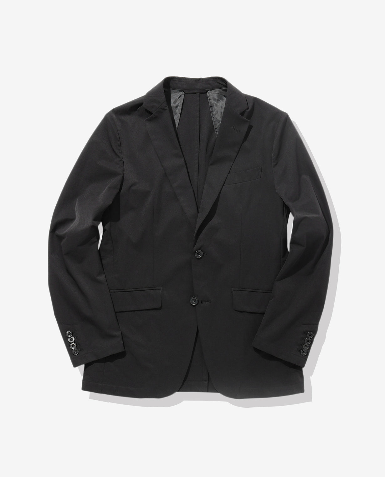 Black ■ 002_L Vintage stretch tailored single jacket
