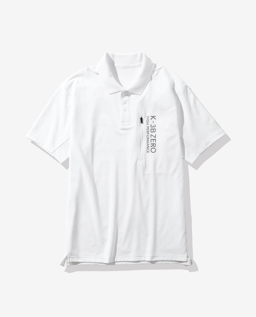 ホワイト 0_055_E アクティブポロシャツ – K-3B OFFICIAL SITE