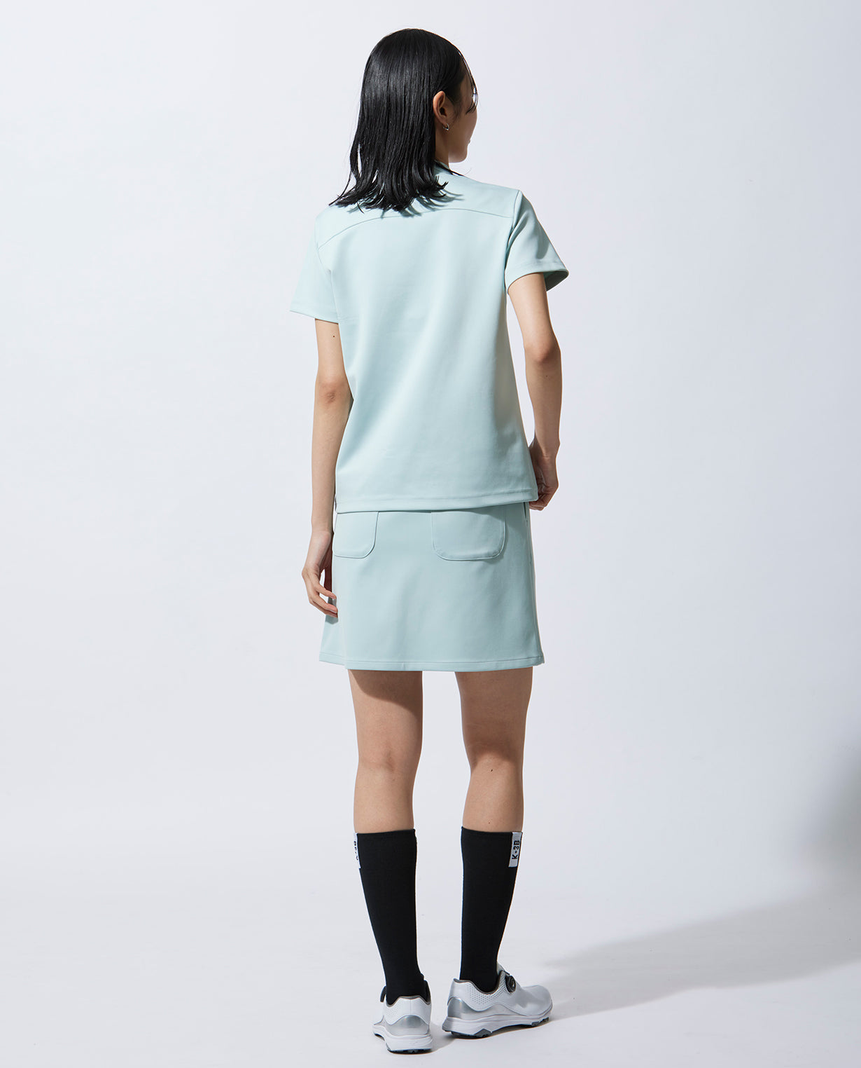 Mint ■ 0_1003_D Cardboard knit skirt